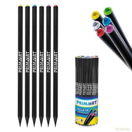 Prima Art Ołówek HB czarny z kryształkiem