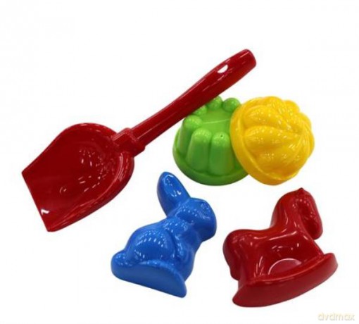 Polesie Zestaw Łopatka + 4 foremki