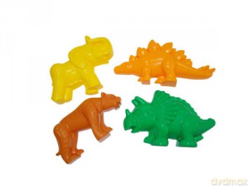 Polesie Foremki 4 szt. (tygrys, mamut, dinozaur)