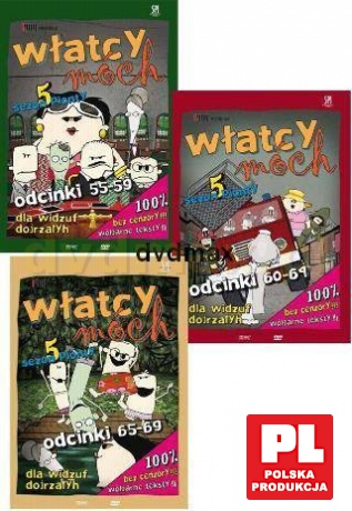 Włatcy Móch sezon 5 odcinki 55-69 Pakiet [3DVD]