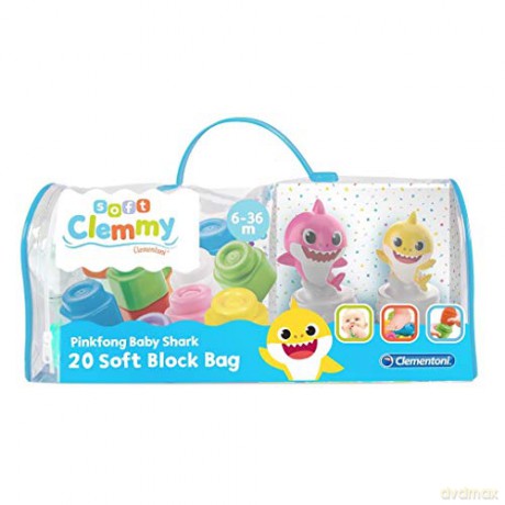 Clementoni Clemmy Klocki w torbie Baby Shark [KLOCKI]