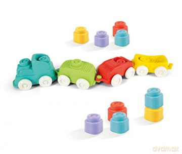 Clementoni Clemmy Pociąg klocki sensoryczne [KLOCKI]