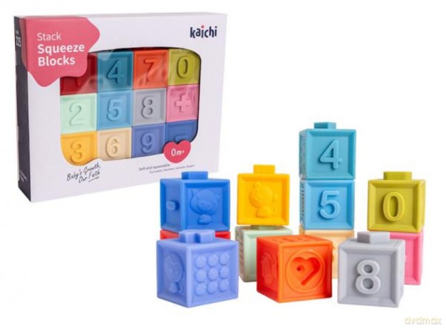 Klocki dla maluchów miękkie 12 el. [KLOCKI]