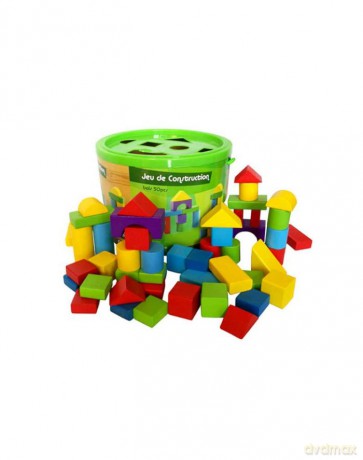 Klocki drewniane 50 el. [KLOCKI]