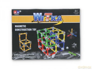 Klocki magnetyczne 120 el. GAZELO [KLOCKI]