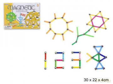 Klocki magnetyczne w pudełku GAZELO [KLOCKI]