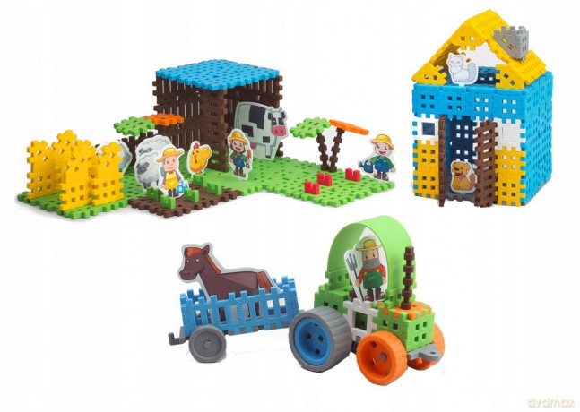 Klocki Wafle mini - Rolnik duży Marioinex [KLOCKI]