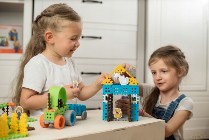 Klocki Wafle mini - Rolnik duży Marioinex [KLOCKI]