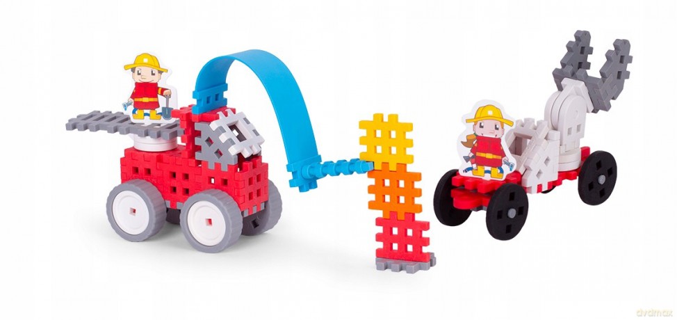 Klocki Wafle mini - Strażak mały Marioinex [KLOCKI]