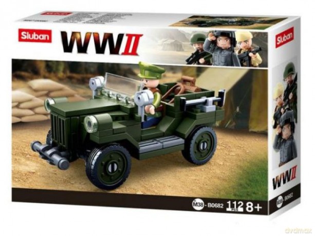 Klocki Wojsko 112 el. Sluban GAZELO [KLOCKI]