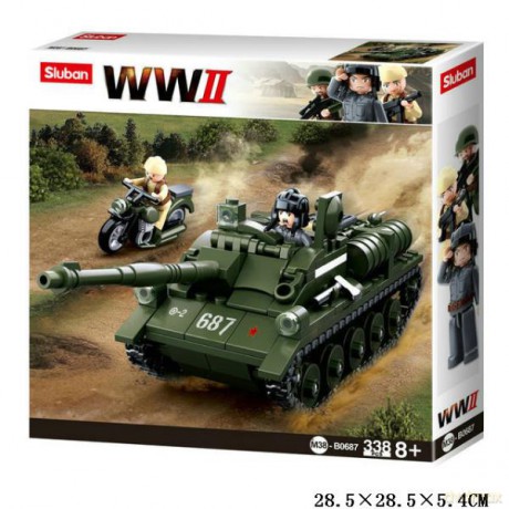 Klocki Wojsko 338 el. Sluban GAZELO [KLOCKI]