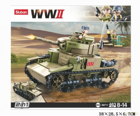 Klocki Wojsko 463 el. Sluban GAZELO [KLOCKI]