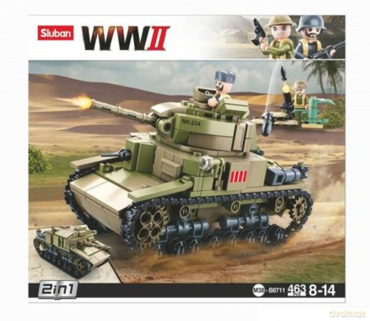 Klocki Wojsko 463 el. Sluban GAZELO [KLOCKI]