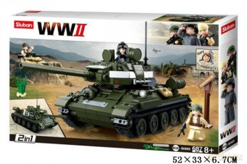 Klocki Wojsko 687 el. Sluban czołg GAZELO [KLOCKI]