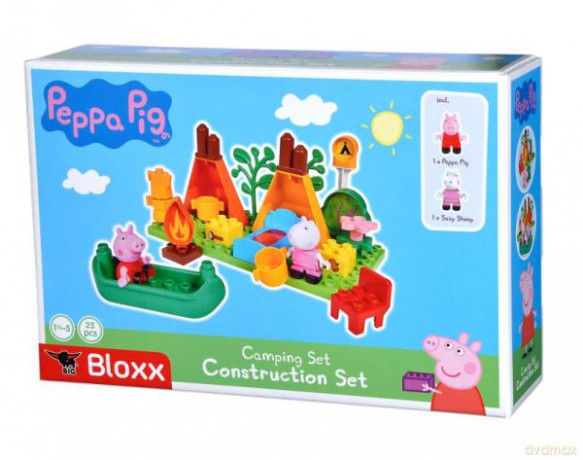Klocki Zestaw kemping 25 el. Świnka Peppa PlayBIG BLOXX [KLOCKI]