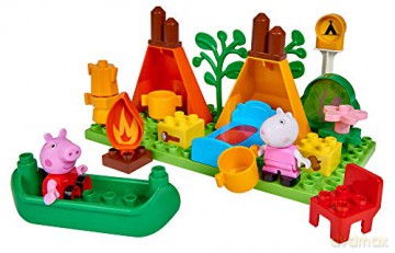 Klocki Zestaw kemping 25 el. Świnka Peppa PlayBIG BLOXX [KLOCKI]