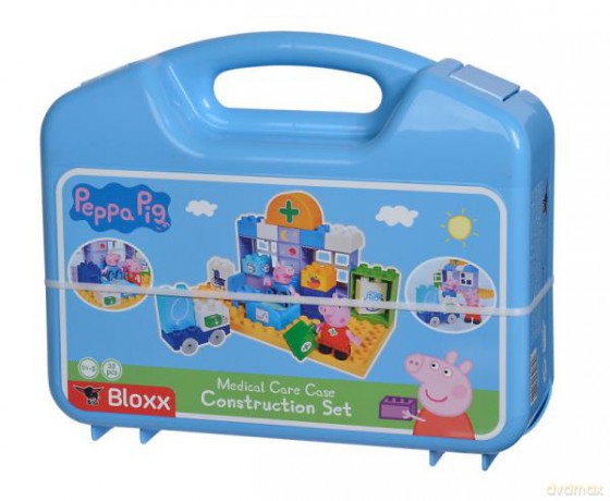 Klocki Zestaw pomocy medycznej 2 figurki 32 el. Świnka Peppa PlayBIG BLOXX [KLOCKI]