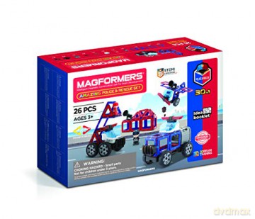 MAGFORMERS Amazing Police [KLOCKI]