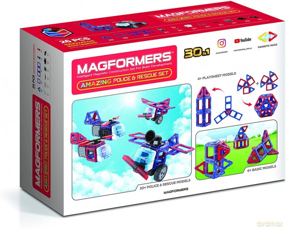 MAGFORMERS Amazing Police [KLOCKI]