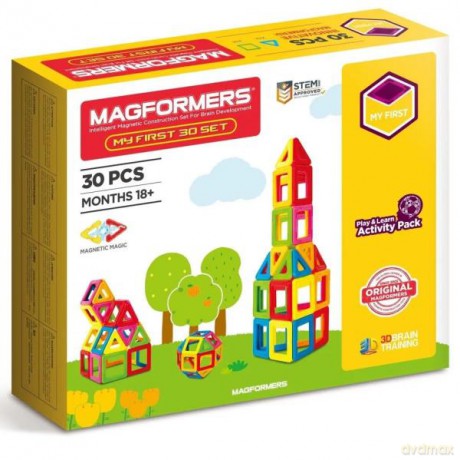 MAGFORMERS Klocki magnetyczne My First 30 el. [KLOCKI]