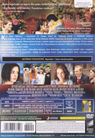 Rachel wychodzi za mąż [DVD]
