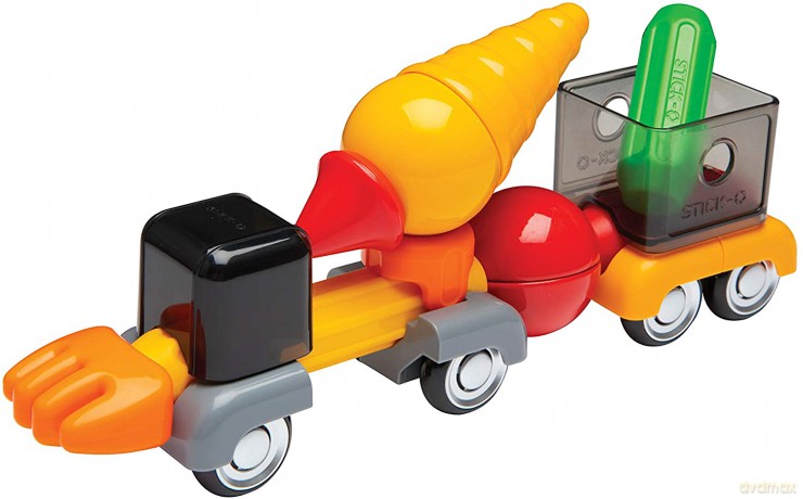 MAGFORMERS Klocki magnetyczne Stick-O zestaw konstrukcyjny 26 el. [KLOCKI]
