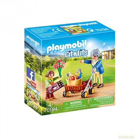 PLAYMOBIL City Life Babcia z chodzikiem [KLOCKI]