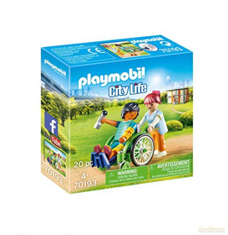 PLAYMOBIL City Life Pacjent na wózku inwalidzkim [KLOCKI]