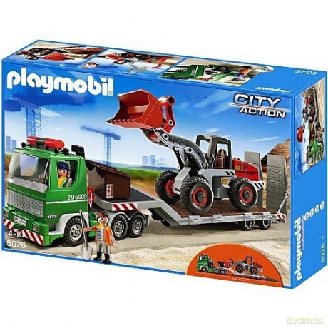 PLAYMOBIL Przyczepa niskopodwoziowa [KLOCKI]