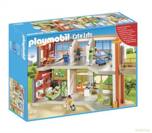 PLAYMOBIL Szpital dziecięcy z wyposażeniem [KLOCKI]