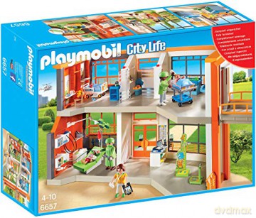 PLAYMOBIL Szpital dziecięcy z wyposażeniem [KLOCKI]