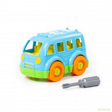 Polesie Klocki - transport "Mały autobus" 15 el. w worku [KLOCKI]