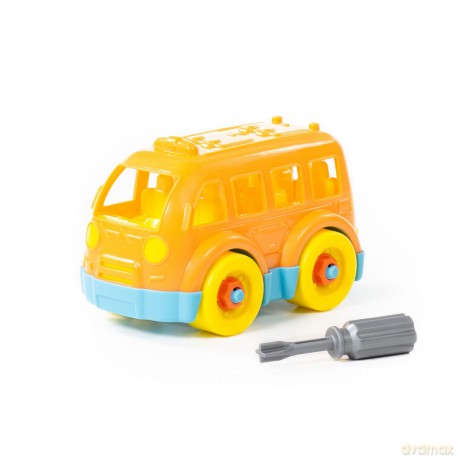 Polesie Klocki - transport "Mały autobus" 15 el. w worku [KLOCKI]