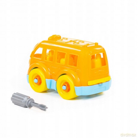 Polesie Klocki - transport "Mały autobus" 15 el. w worku [KLOCKI]