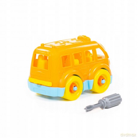 Polesie Klocki - transport "Mały autobus" 15 el. w worku [KLOCKI]