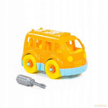 Polesie Klocki - transport "Mały autobus" 15 el. w worku [KLOCKI]