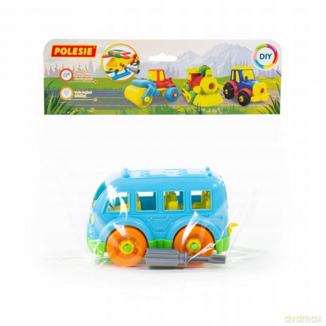 Polesie Klocki - transport "Mały autobus" 15 el. w worku [KLOCKI]