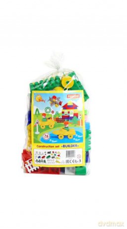 Polesie Klocki "Budowniczy" - 76 el. w worku [KLOCKI]