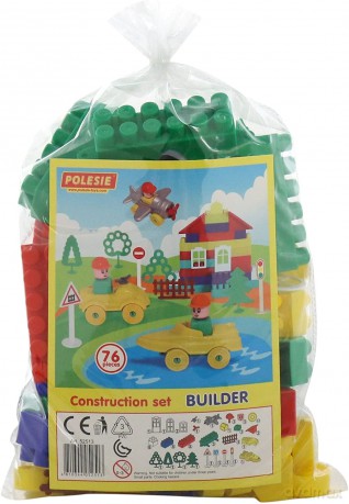 Polesie Klocki "Budowniczy" - 76 el. w worku [KLOCKI]