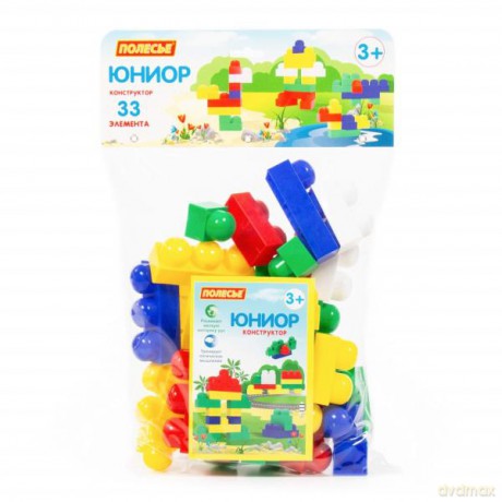 Polesie Klocki "Junior" - 33 el. w worku [KLOCKI]