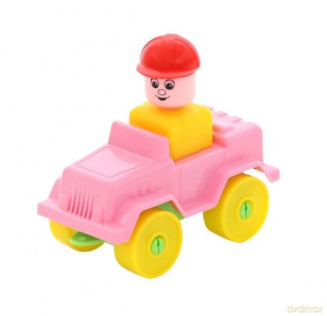 Polesie Klocki "Mały wędrownik" - Jeep w worku [KLOCKI]