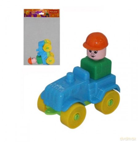 Polesie Klocki "Mały wędrownik" - Traktor w worku [KLOCKI]