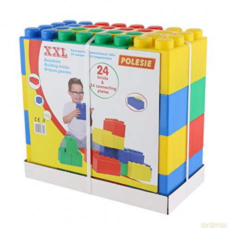 Polesie Klocki budowniczy "XXL" 24 el. + łącznik do klocków [KLOCKI]