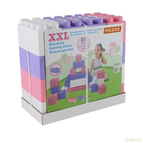 Polesie Klocki budowniczy "XXL" 24 el. + łącznik do klocków [KLOCKI]