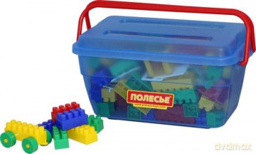 Polesie Klocki Budowniczy 124 el. kontener [KLOCKI]