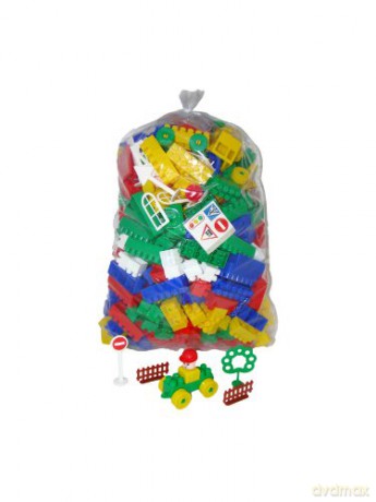 Polesie Klocki Budowniczy 363 el. w worku [KLOCKI]