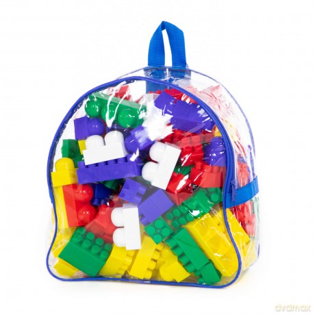 Polesie Klocki Junior 100 el. w plecaku [KLOCKI]