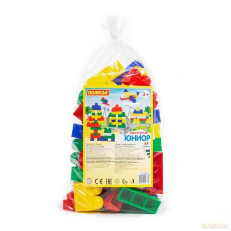 Polesie Klocki JUNIOR 69 el. w worku [KLOCKI]