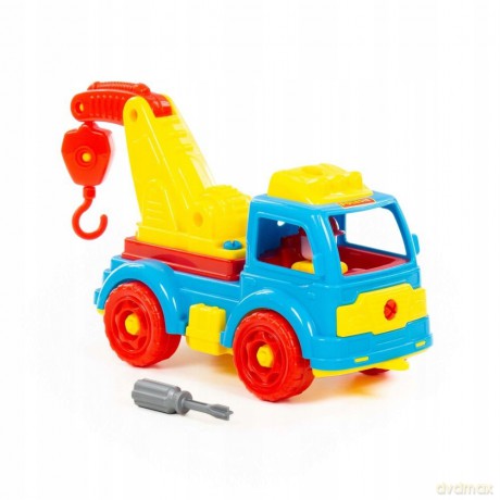 Polesie Klocki-transport "Samochód-ewakuator" (38 el.) (w pudełku) [KLOCKI]
