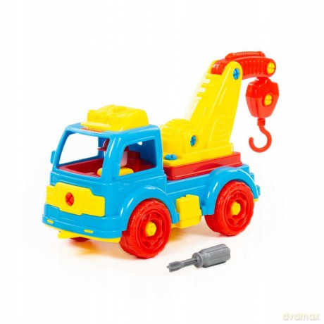 Polesie Klocki-transport "Samochód-ewakuator" (38 el.) (w pudełku) [KLOCKI]